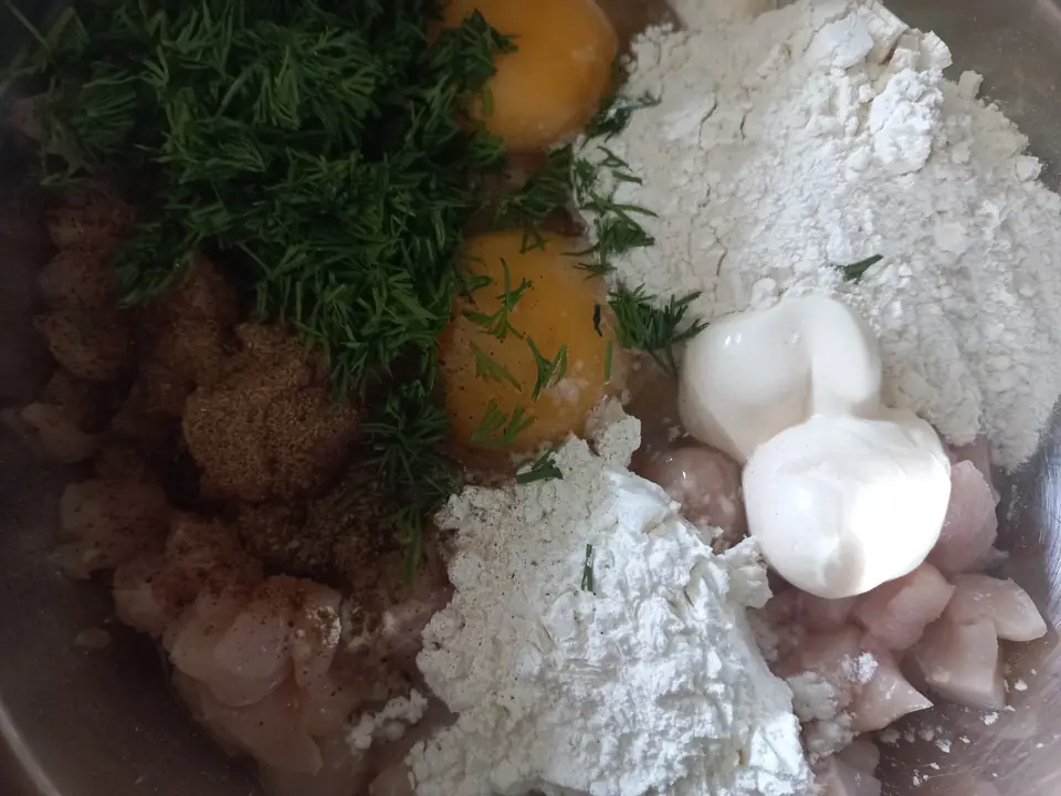 Рублені курячі котлети - Крок 1