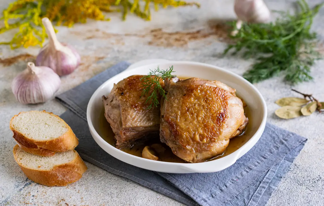Курка з 40 зубчиками часнику - Крок 7