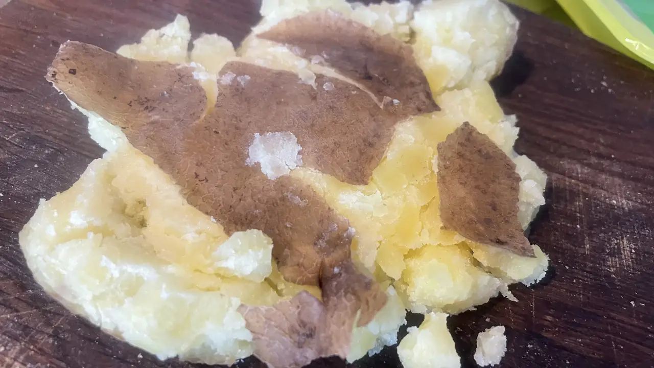 Запечена картопля з куркою та грибами - Крок 6