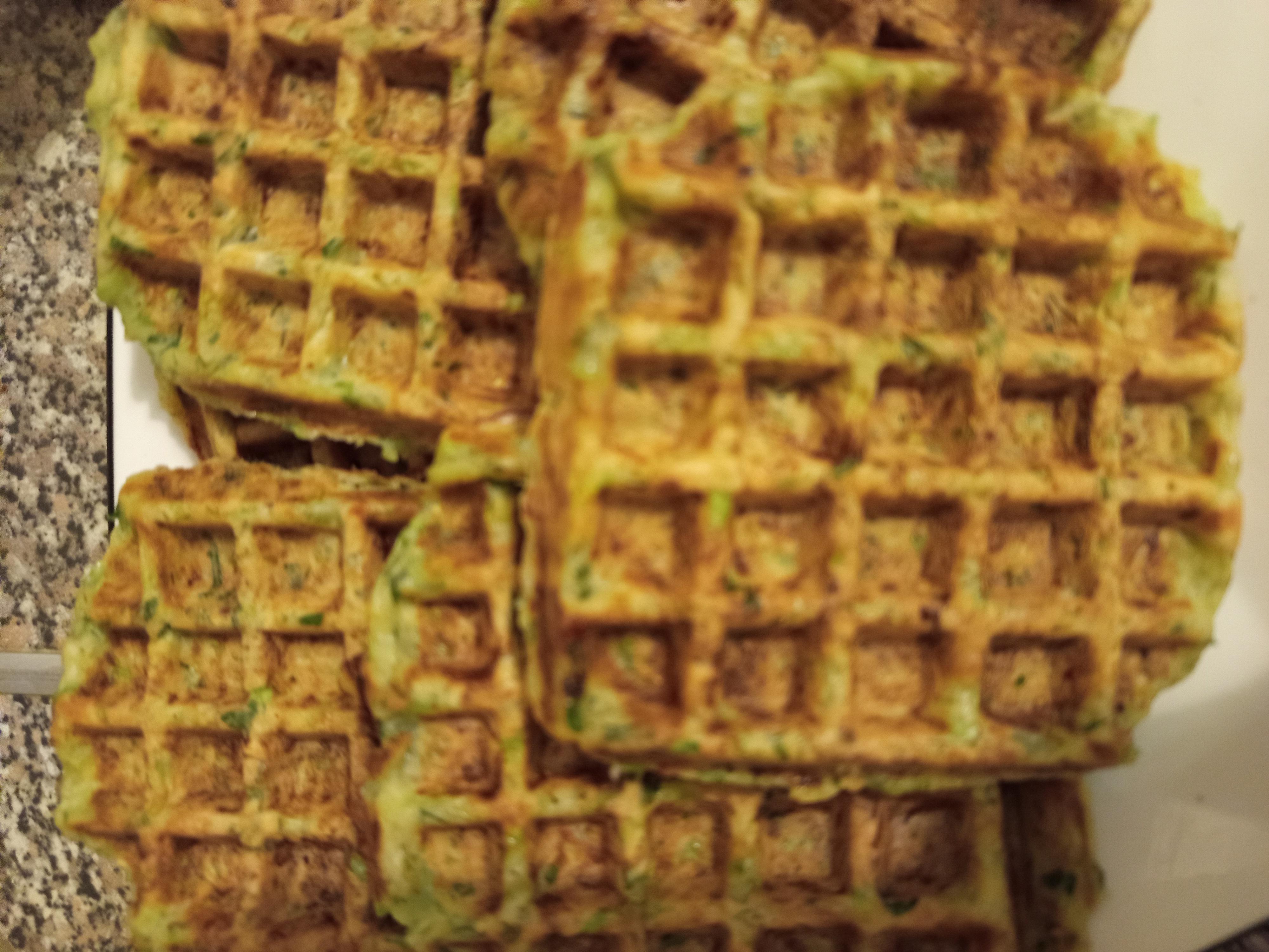 Кабачкові вафлі