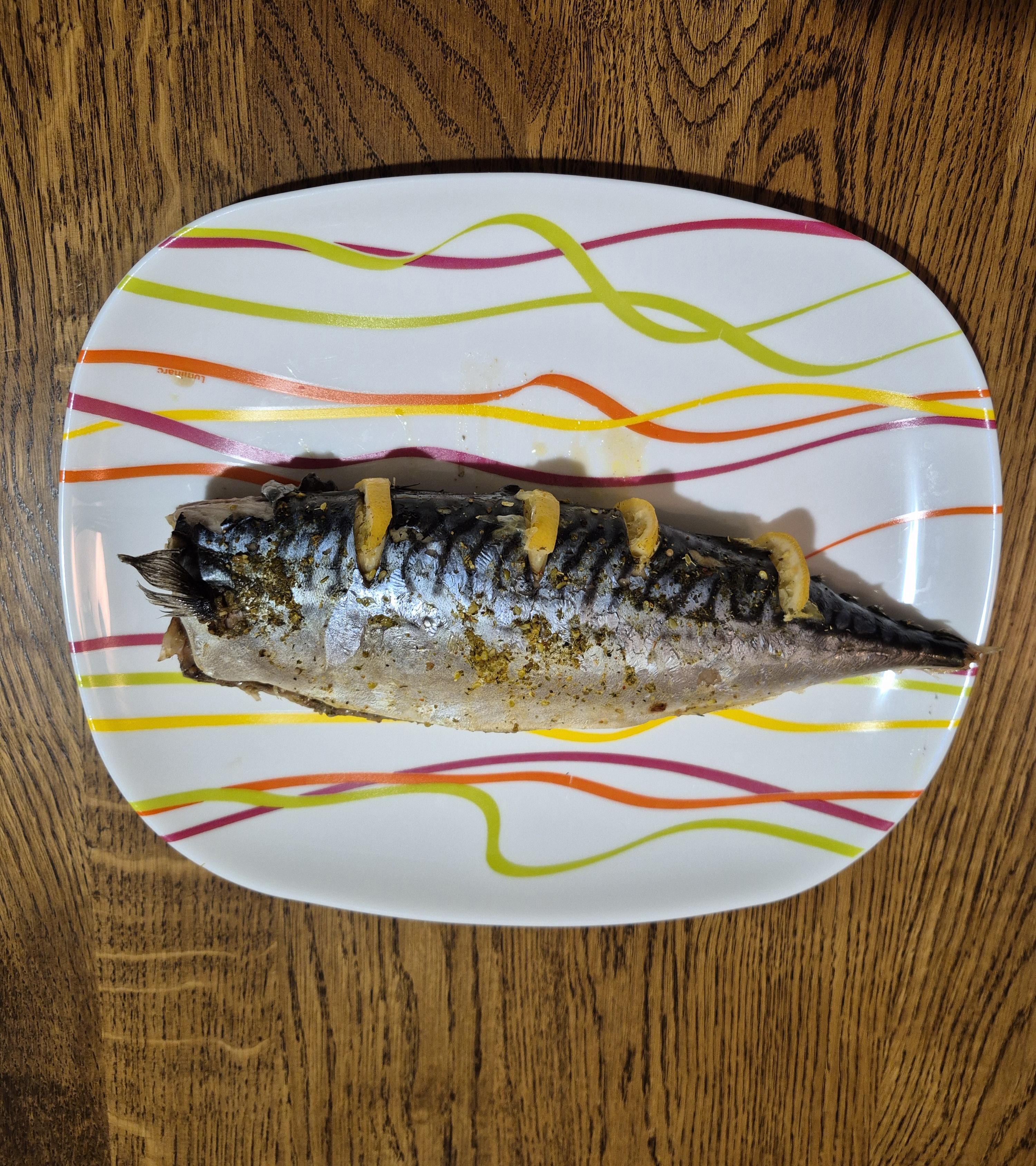 Печена скумбрія