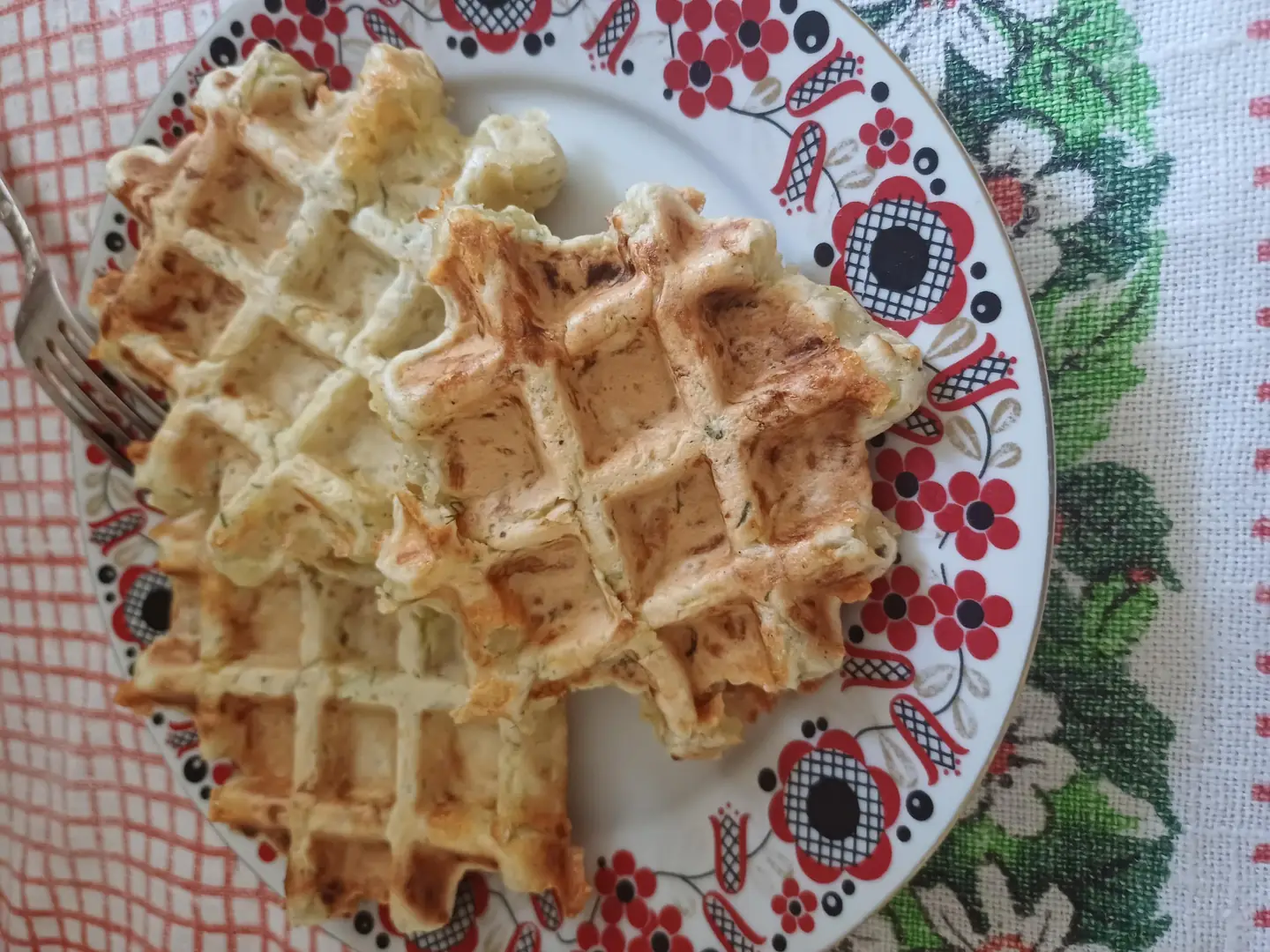 Кабачкові вафлі