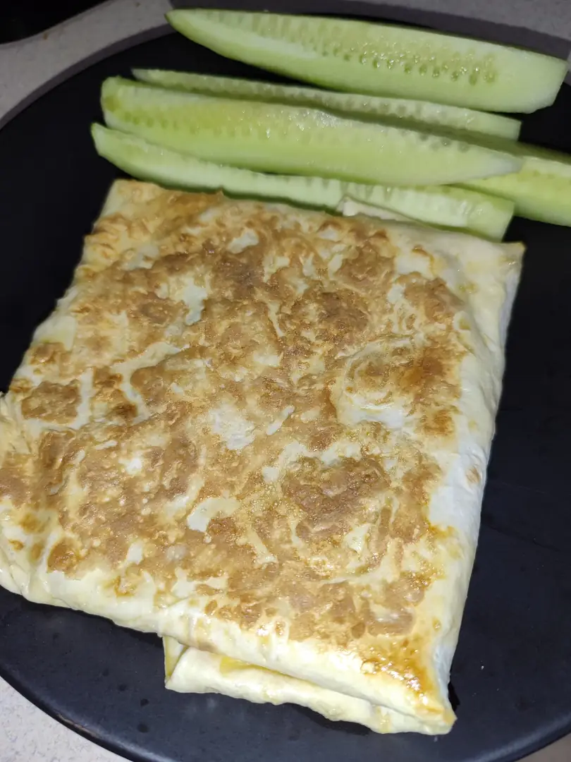 Флешер з куркою та сиром