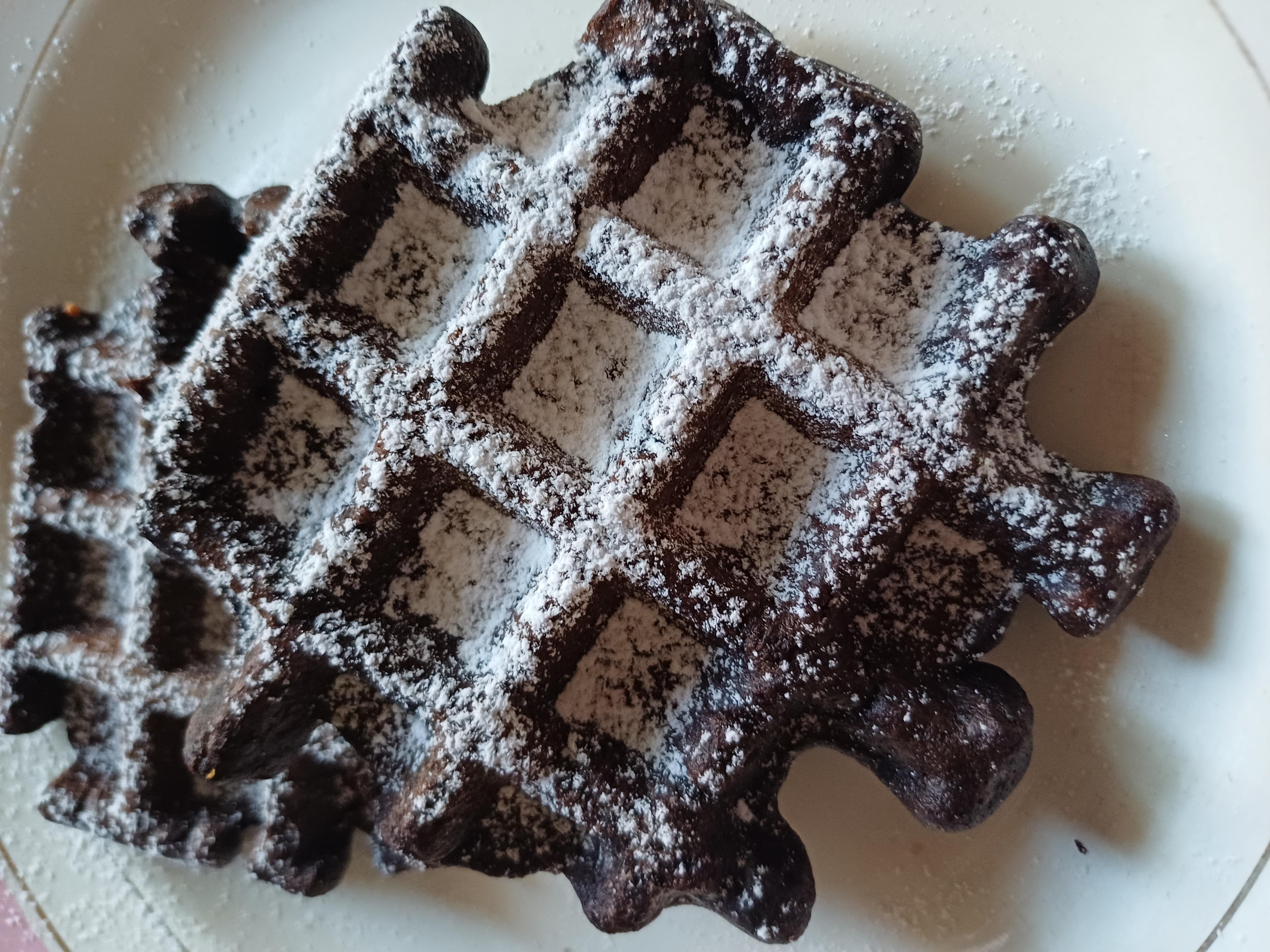 Шоколадні вафлі з батату