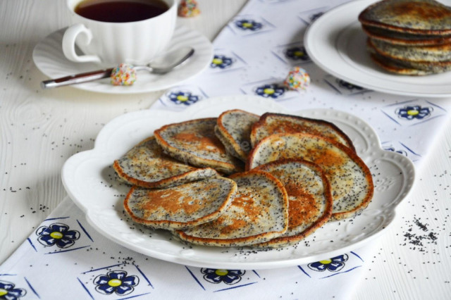 оладки з маком
