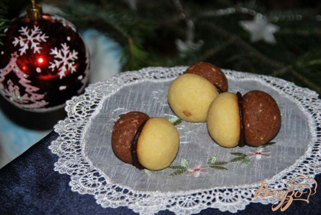 мигдальне печиво "поцілунок дами". як приготувати з фото