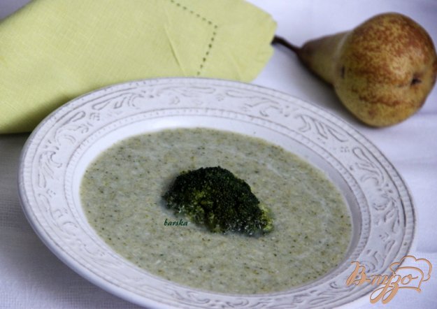 курячий суп з брокколі, з грушею. як приготувати з фото
