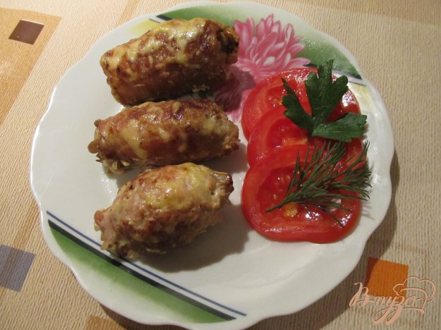 м'ясні рулетики з грибами і рисом. як приготувати з фото