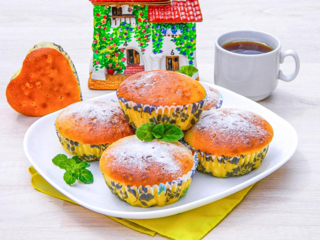 мафіни на кефірі в духовці