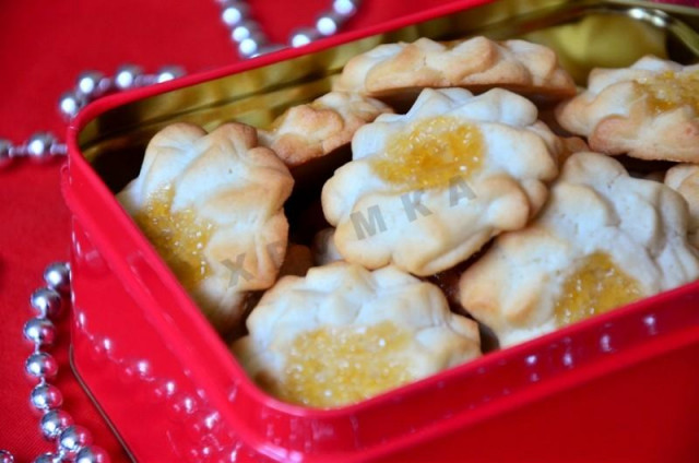 печиво Кураб'є з яблучним джемом і корицею