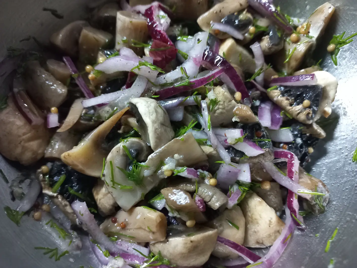 Мариновані печериці