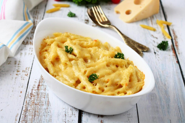 макарони з сиром по американськи