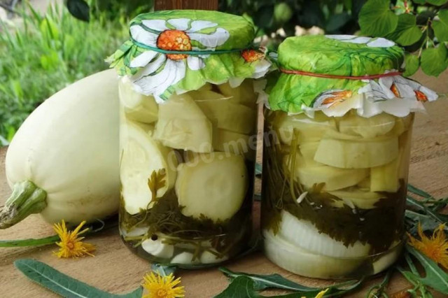 мариновані кабачки з аспірином