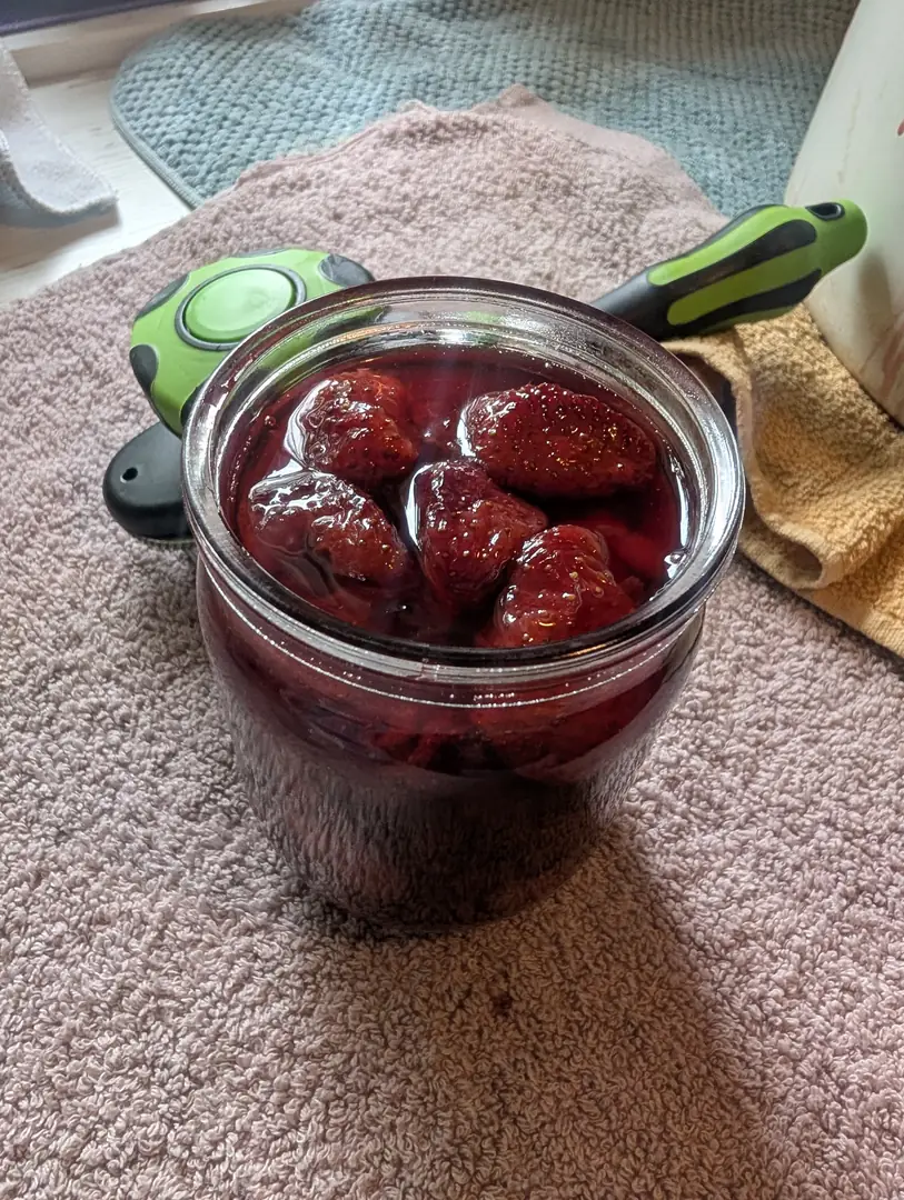🍓 Полуниця «Мохіто» на зиму (з цілими ягодами)