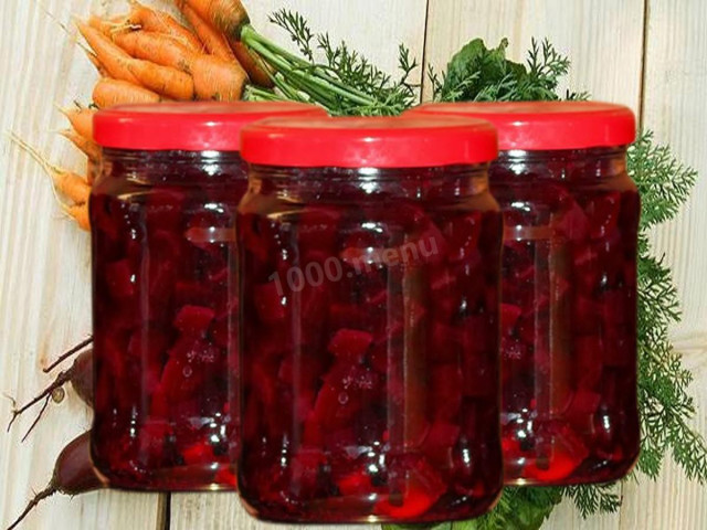 маринований буряк з хріном