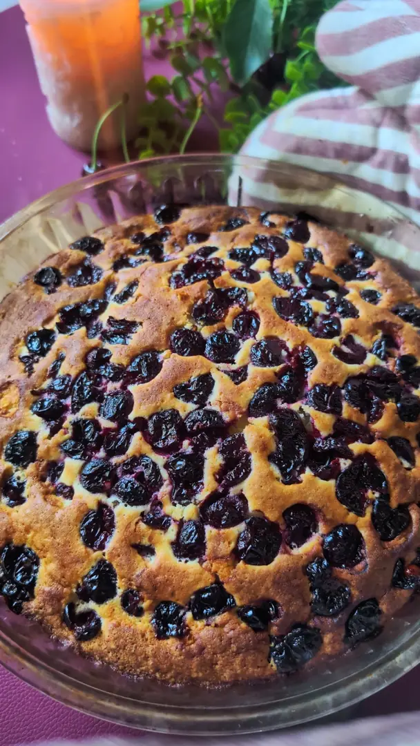 🍒 ЛІНИВИЙ ЗАЛИВНИЙ ПИРІГ З ВИШНЕЮ 🍒