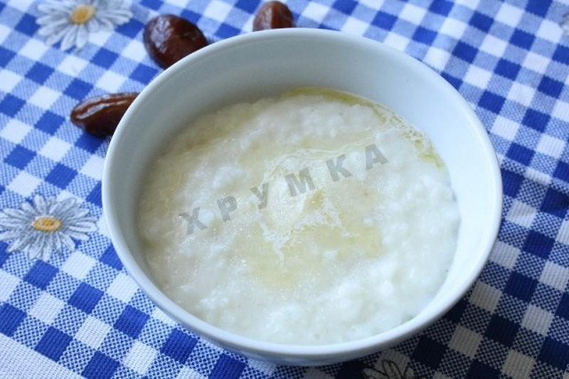 молочний рисовий суп