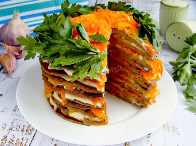 печінковий торт з курячої печінки