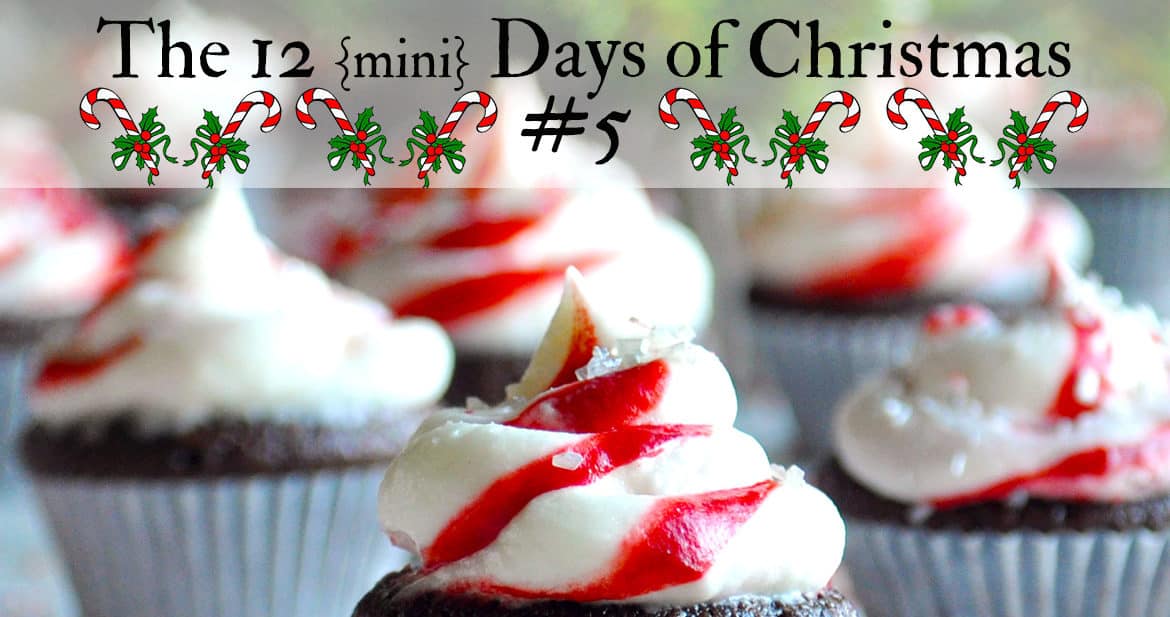chocolate peppermint mini cupcakes with cream cheese peppermint buttercream