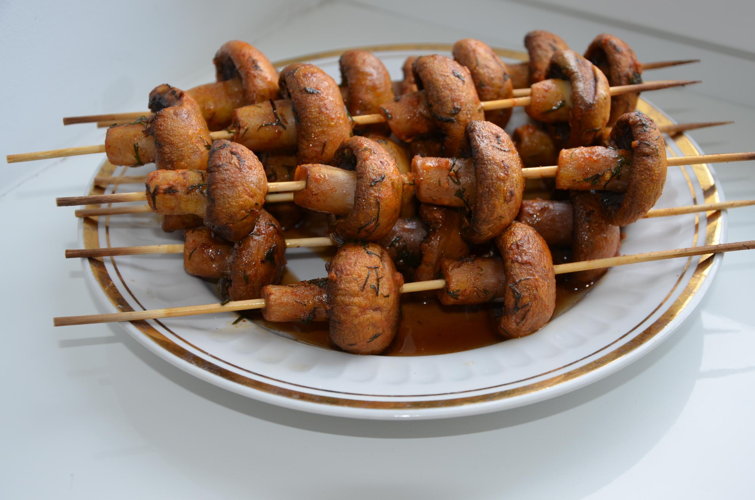 Шашлик з печериць