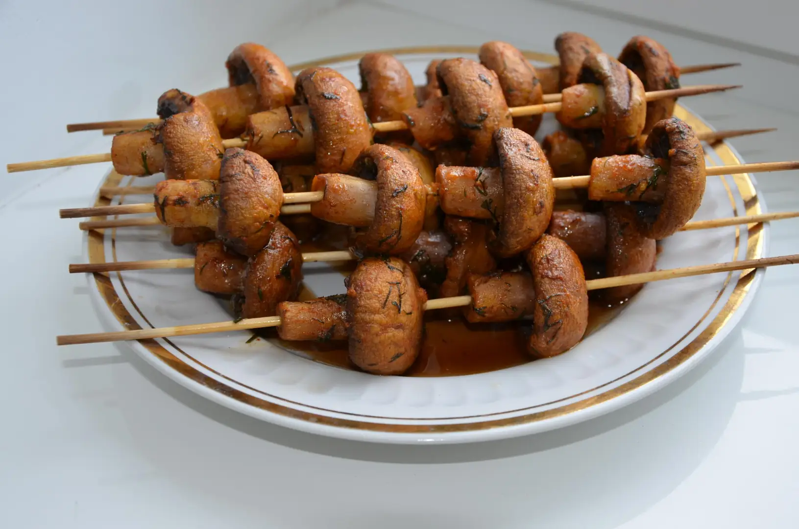 Шашлик з печериць