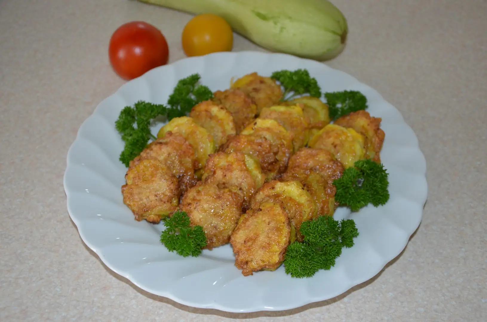Фаршировані кабачкові кільця.