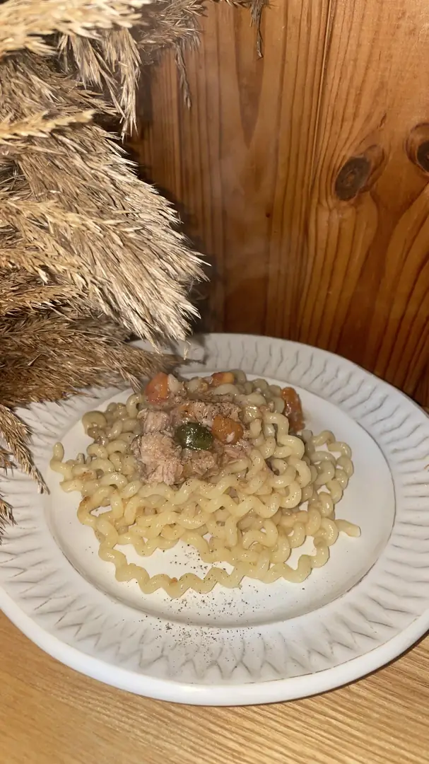 Паста с тунцем