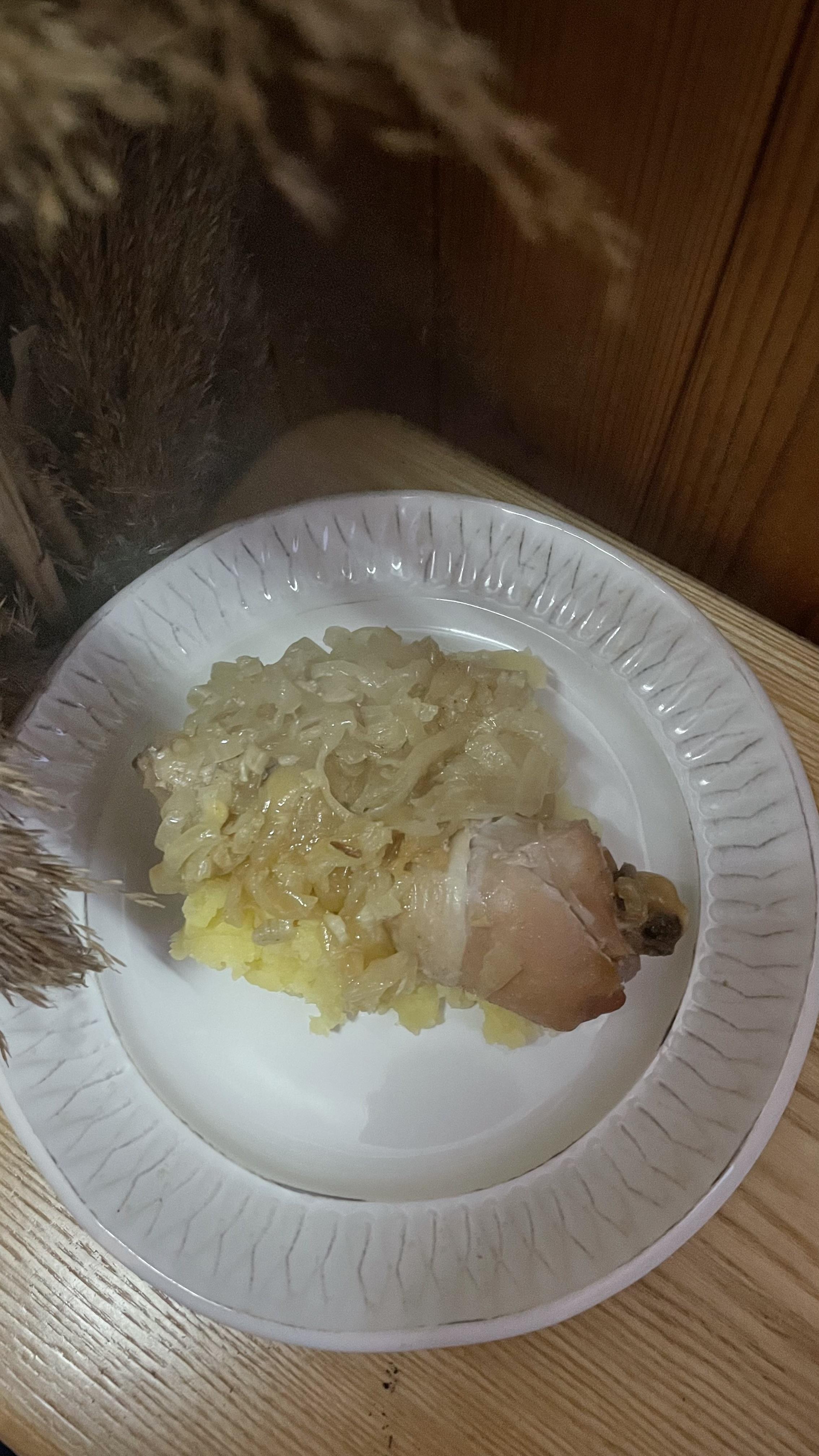 Курка в  луковому соусі