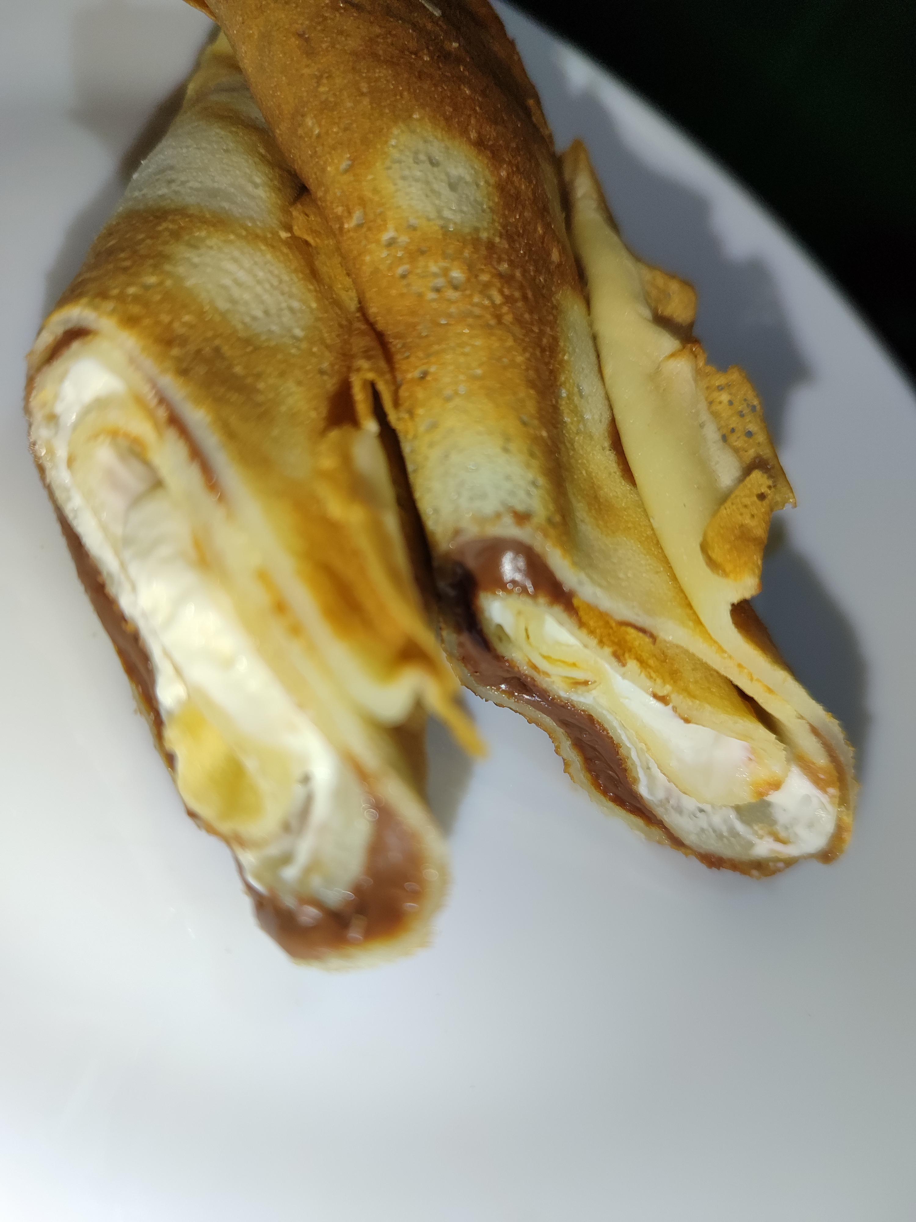 Млинці з Нутеллою та маскарпоне