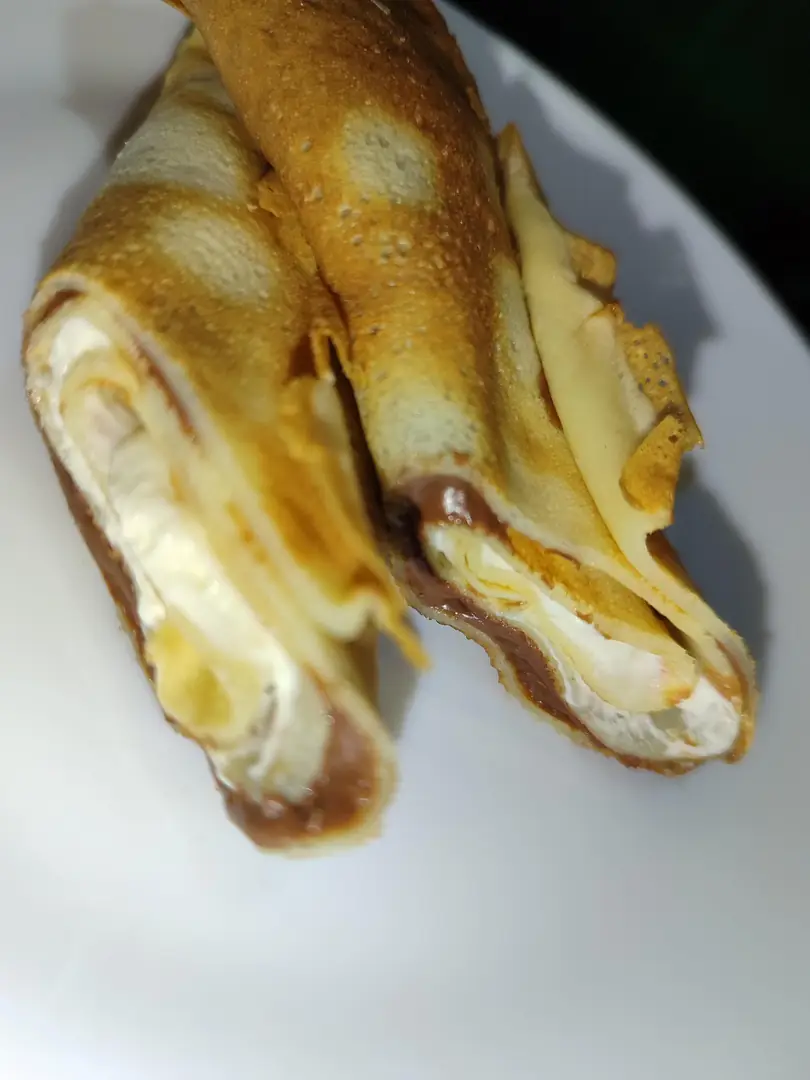 Млинці з Нутеллою та маскарпоне