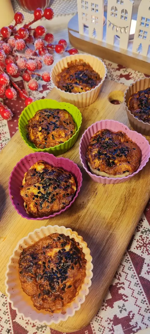 Кекси з курки,сиром та ананасом 🍍🧀