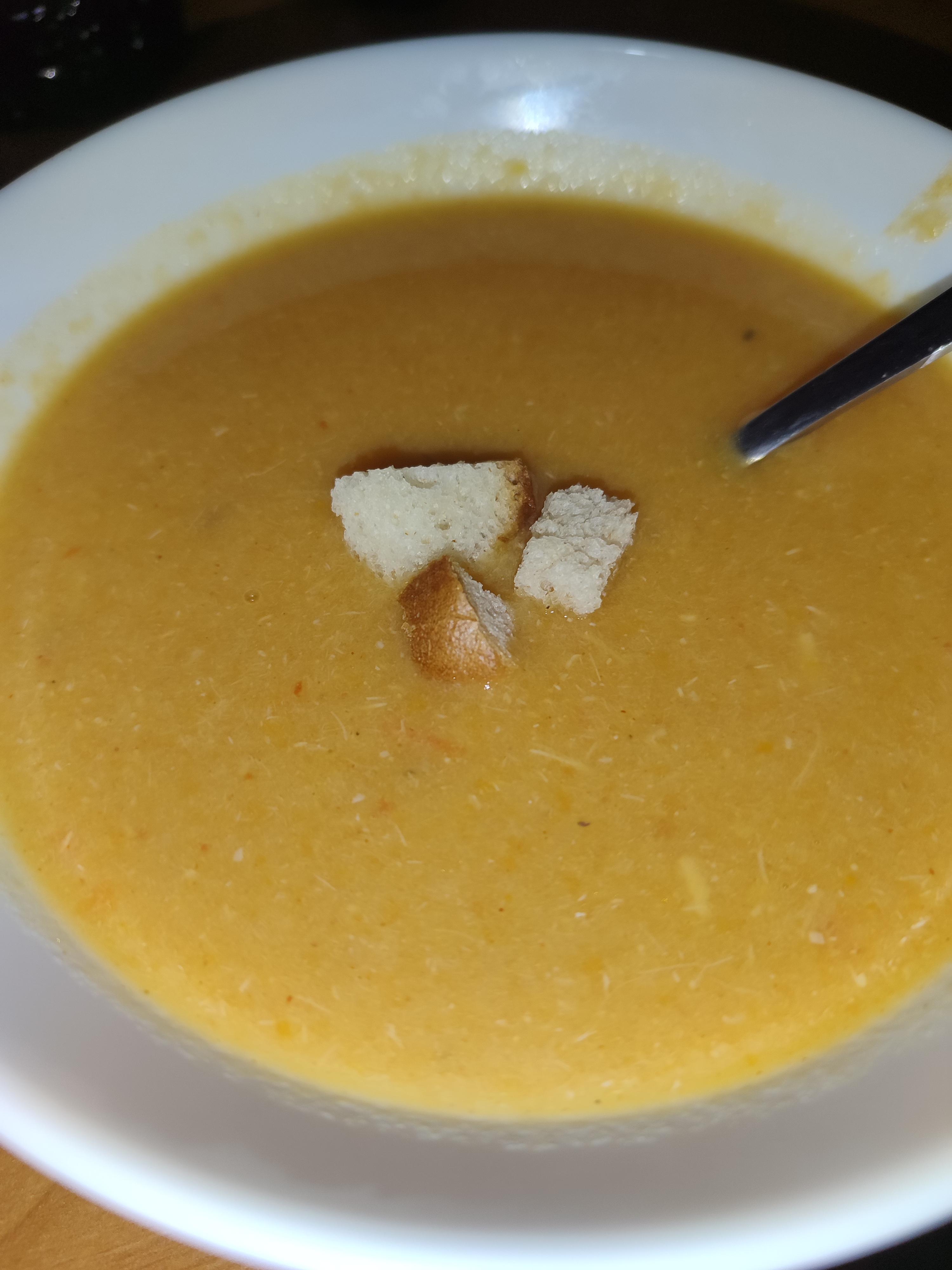 Суп-пюре овочевий з куркою