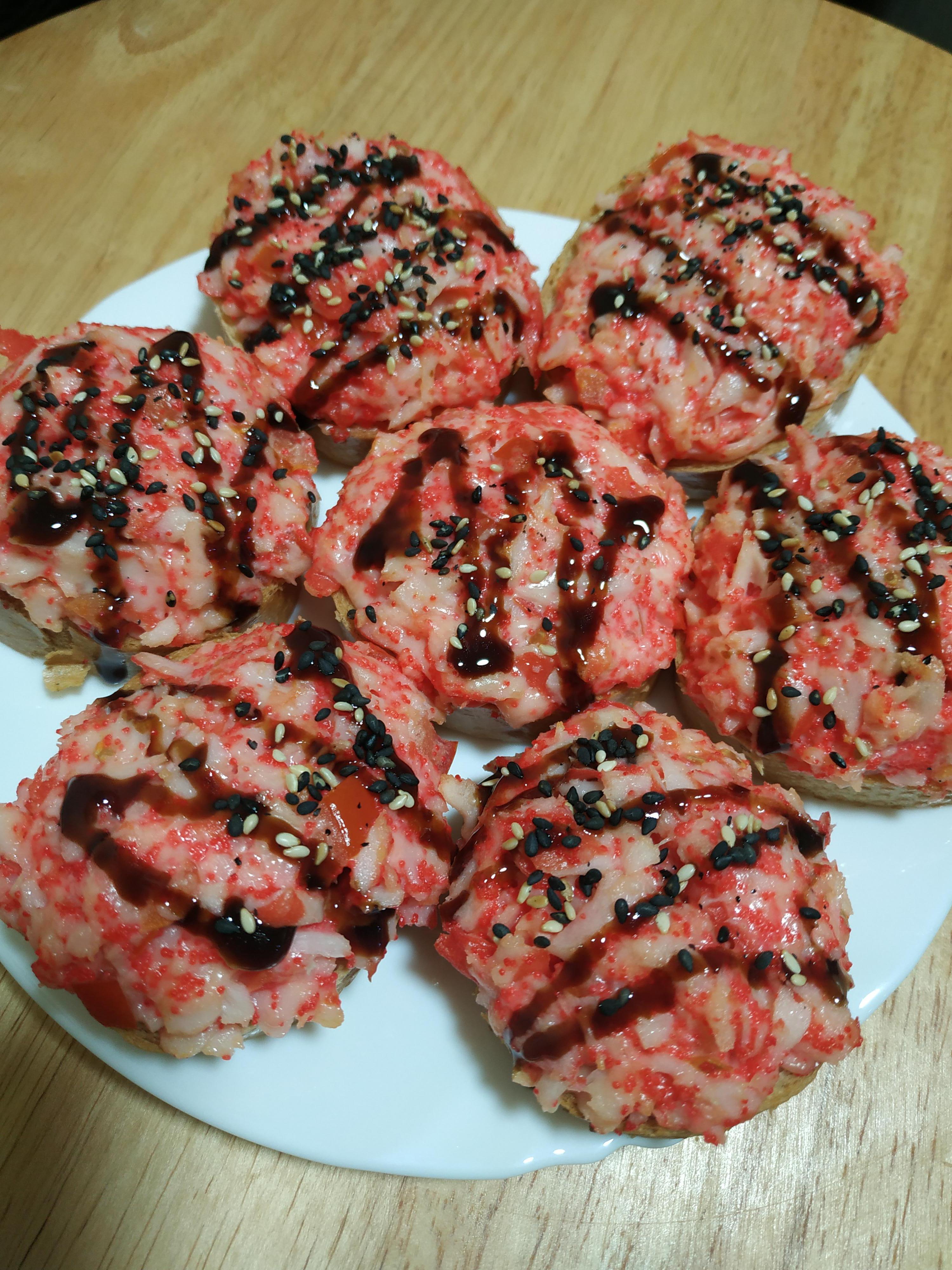 Брускети-суші