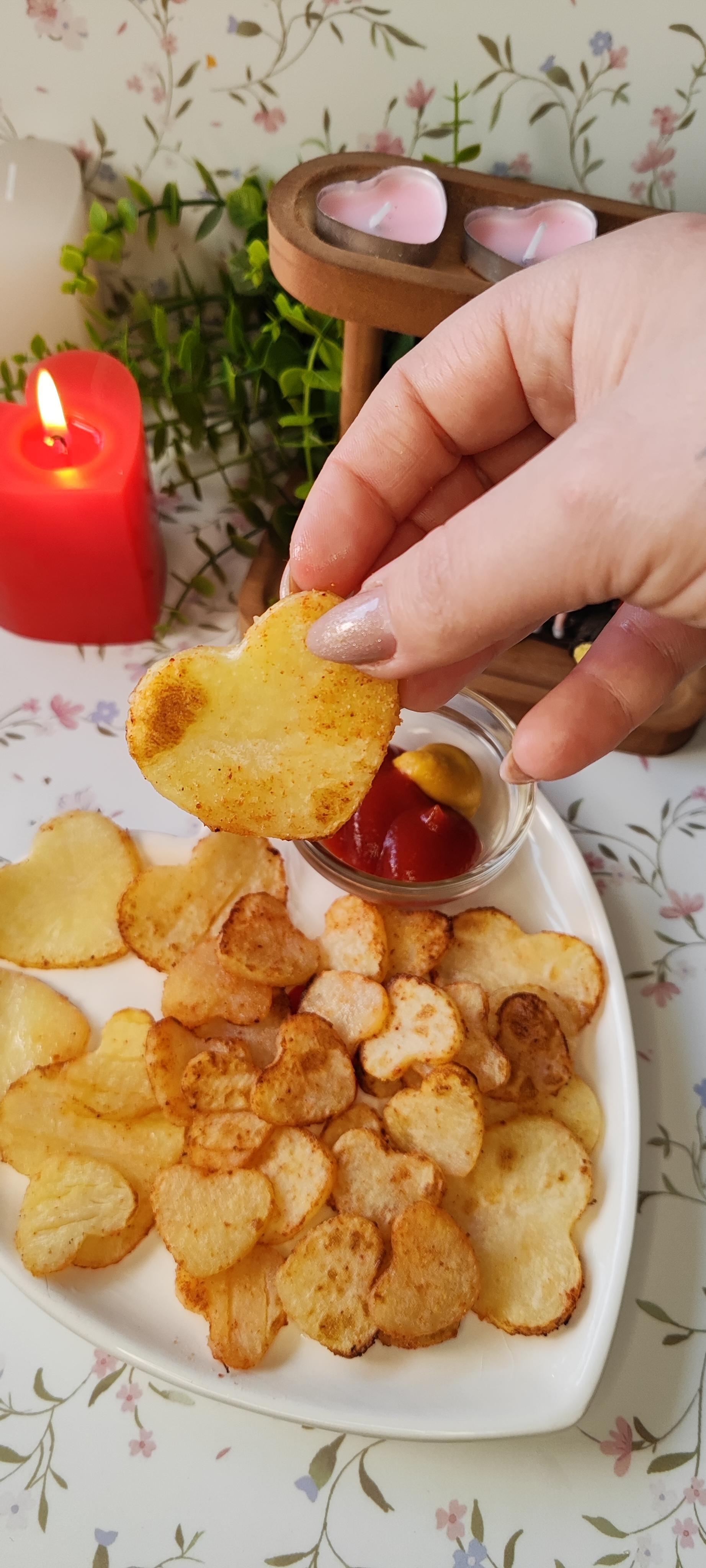 Картопляні ВАЛЕНТИНКИ в аерогрилі! 🥔❤️ Найкраща вечеря для коханих |