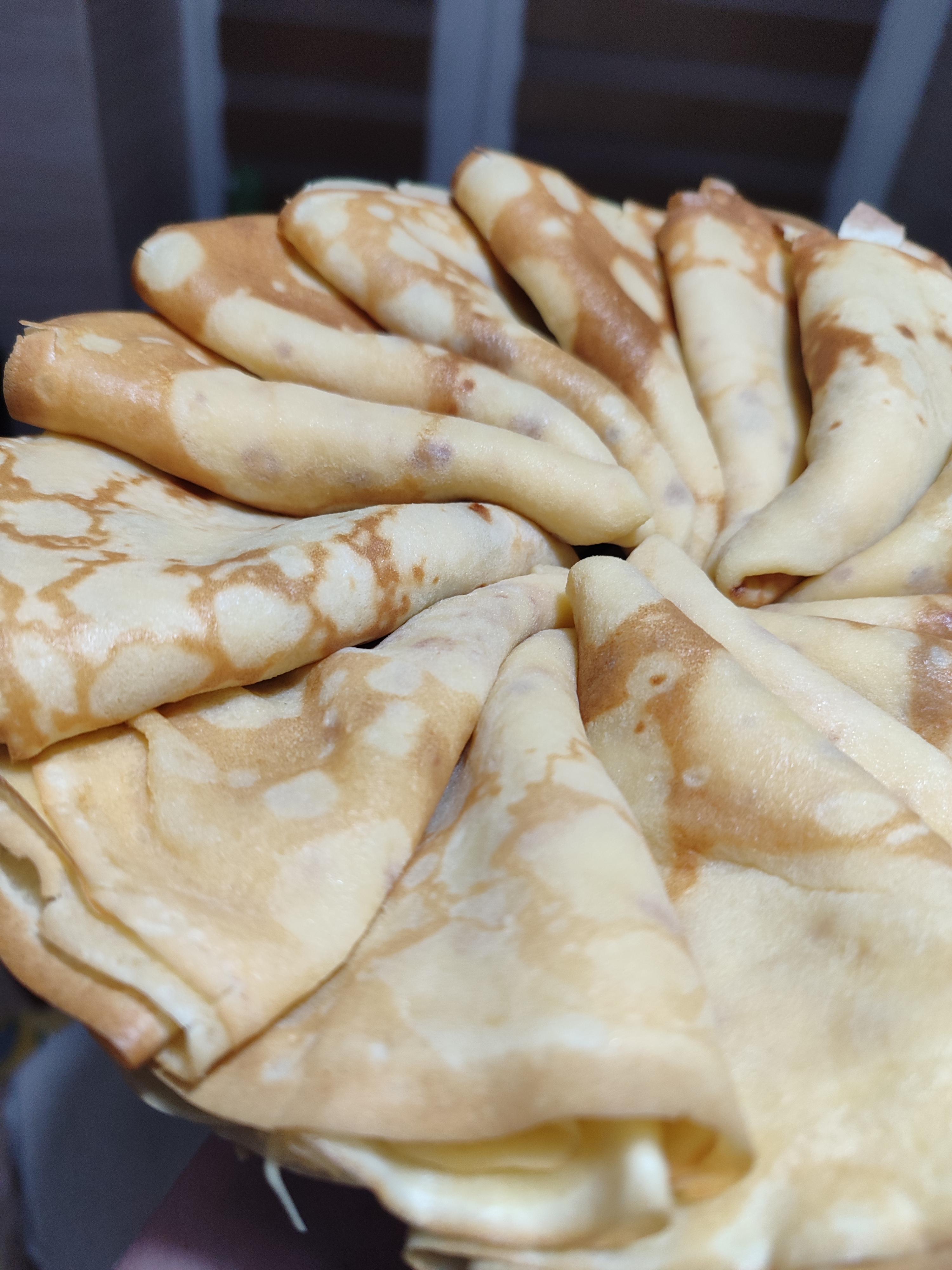 Млинці з апельсиновим соком