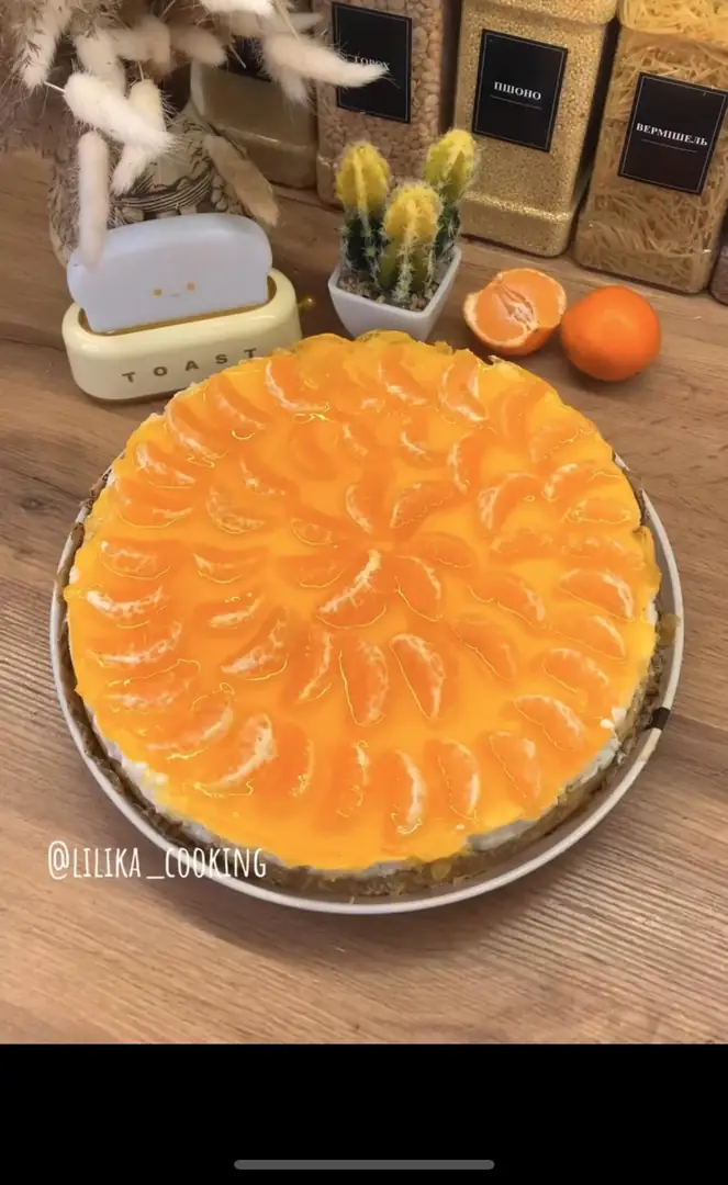 Мандариновий чізкейк без випікання!😋