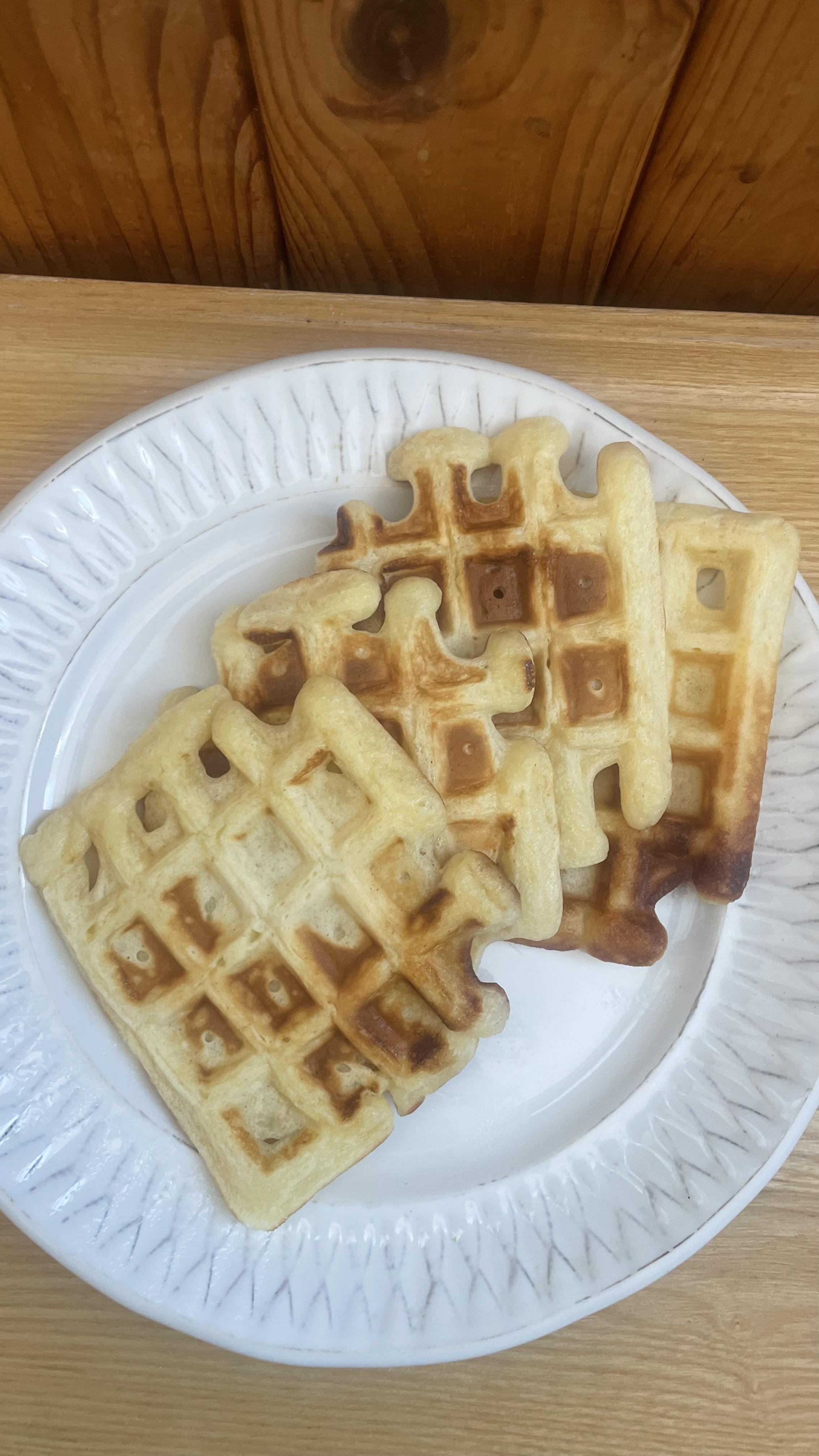 Вафлі з грецького йогурта