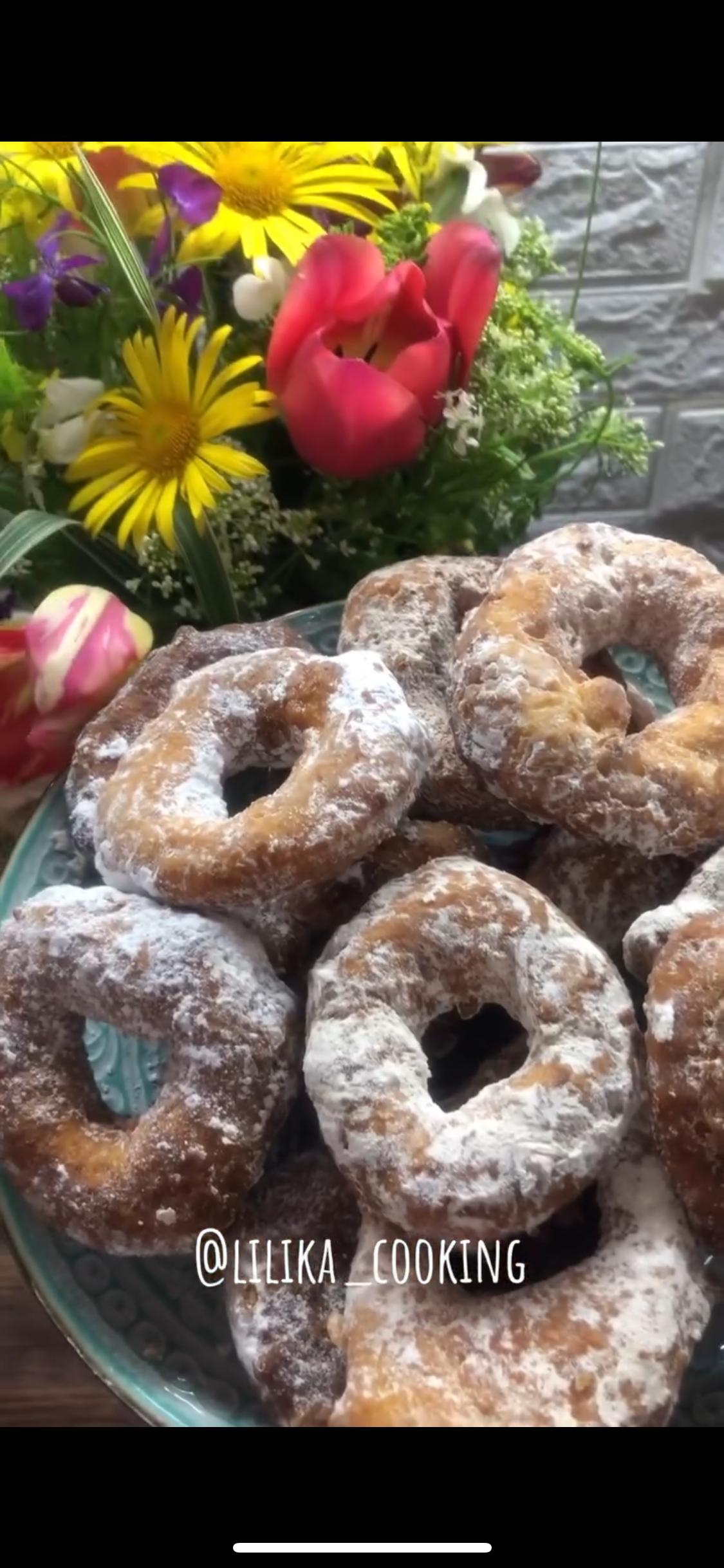 Бездріжджові пончики з пудрою та корицею😋