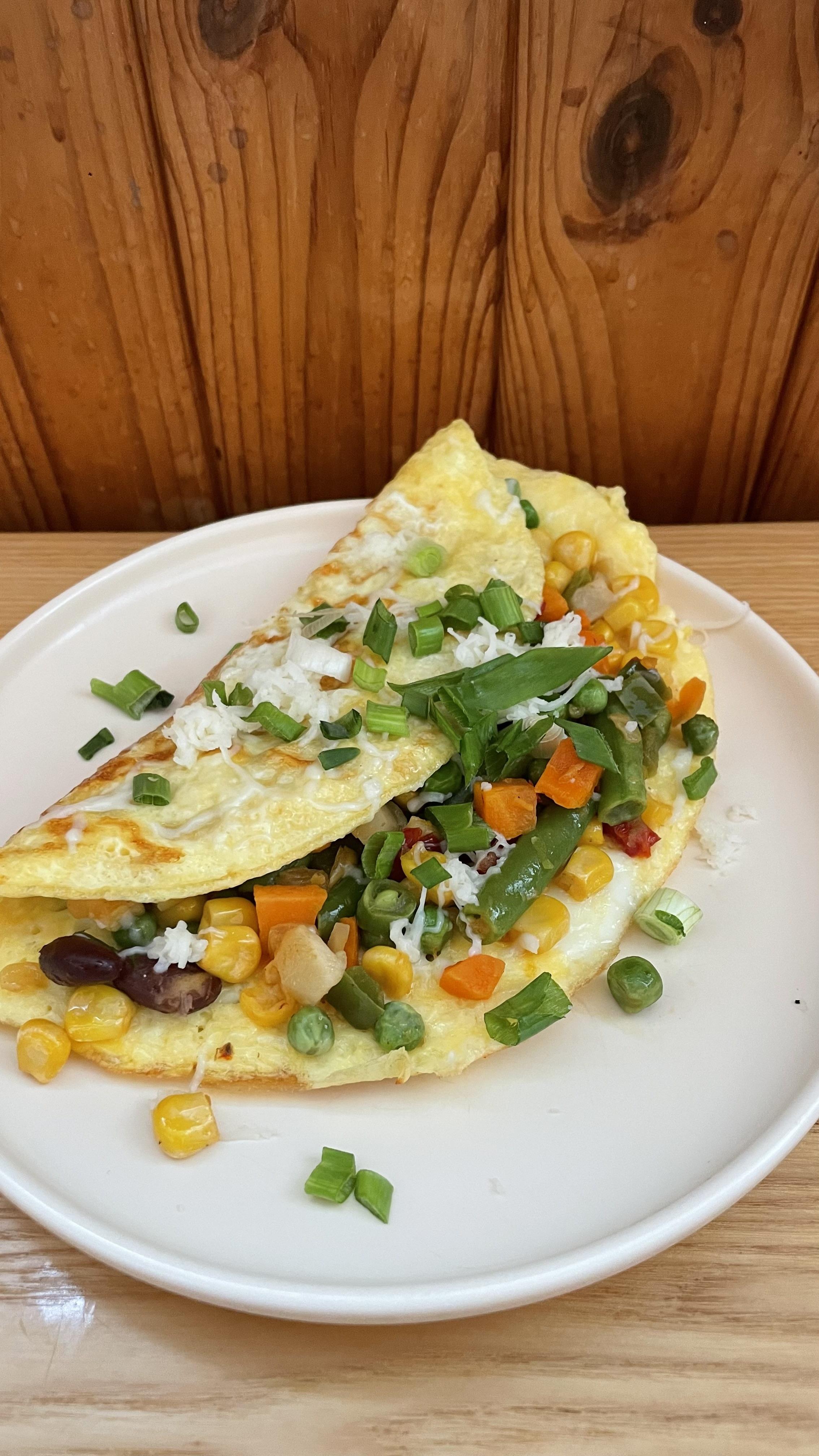 Омлет з овочами