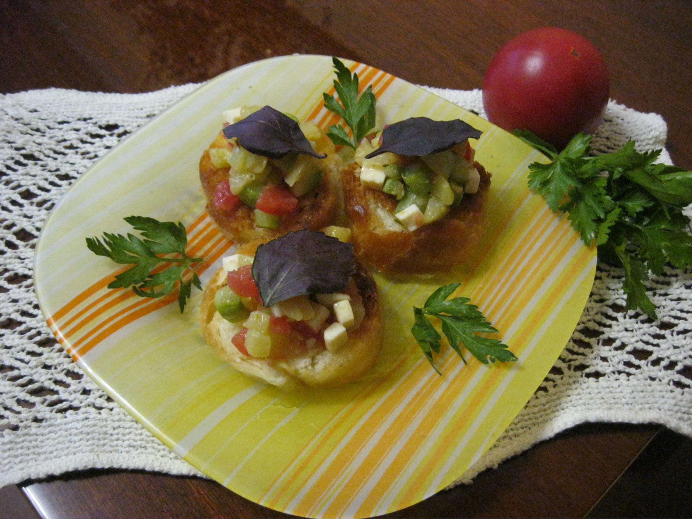 брускета з овочами