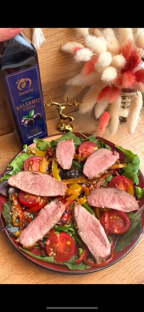 Теплий салат з качиним філе🤤