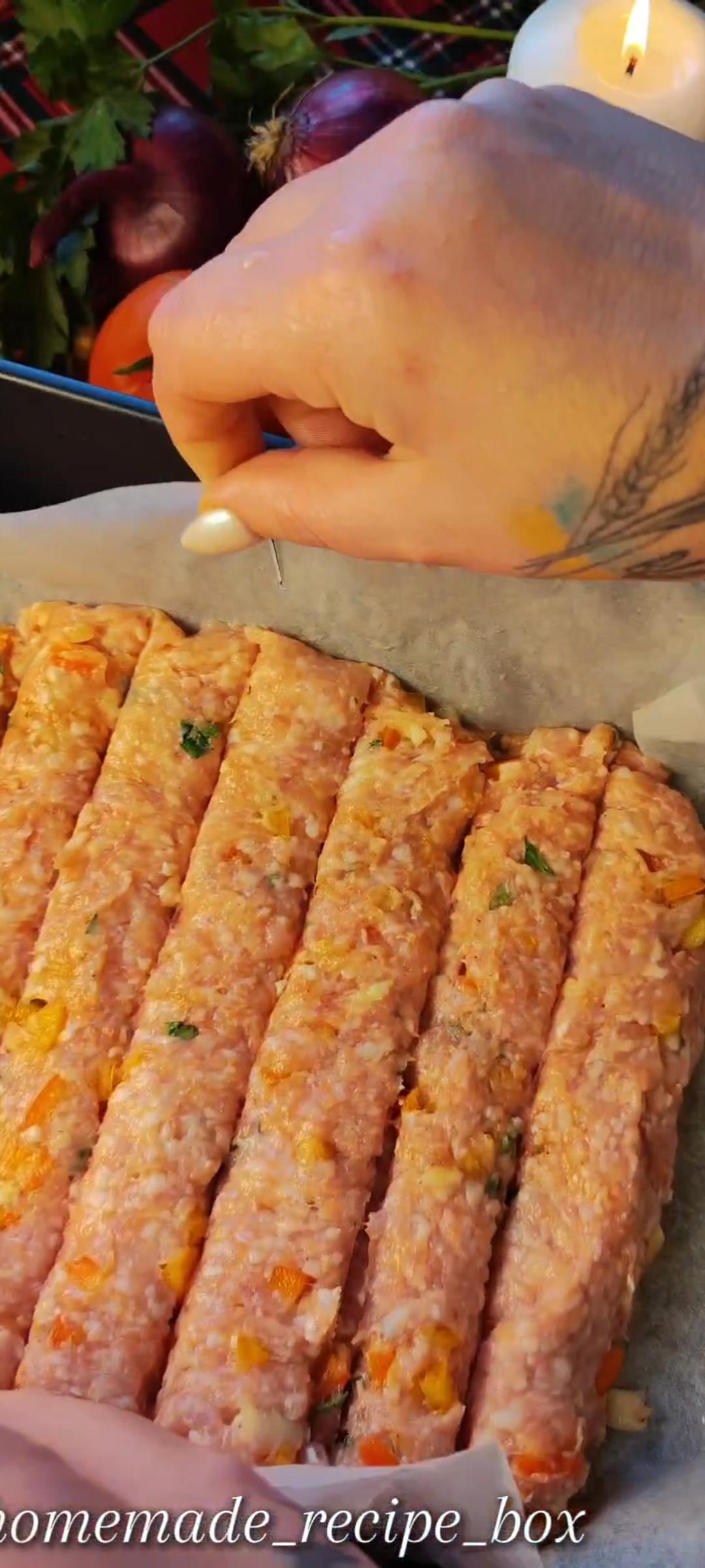 Люля-Рол з секретом: соковитий кебаб у лаваші 🌯🌶️