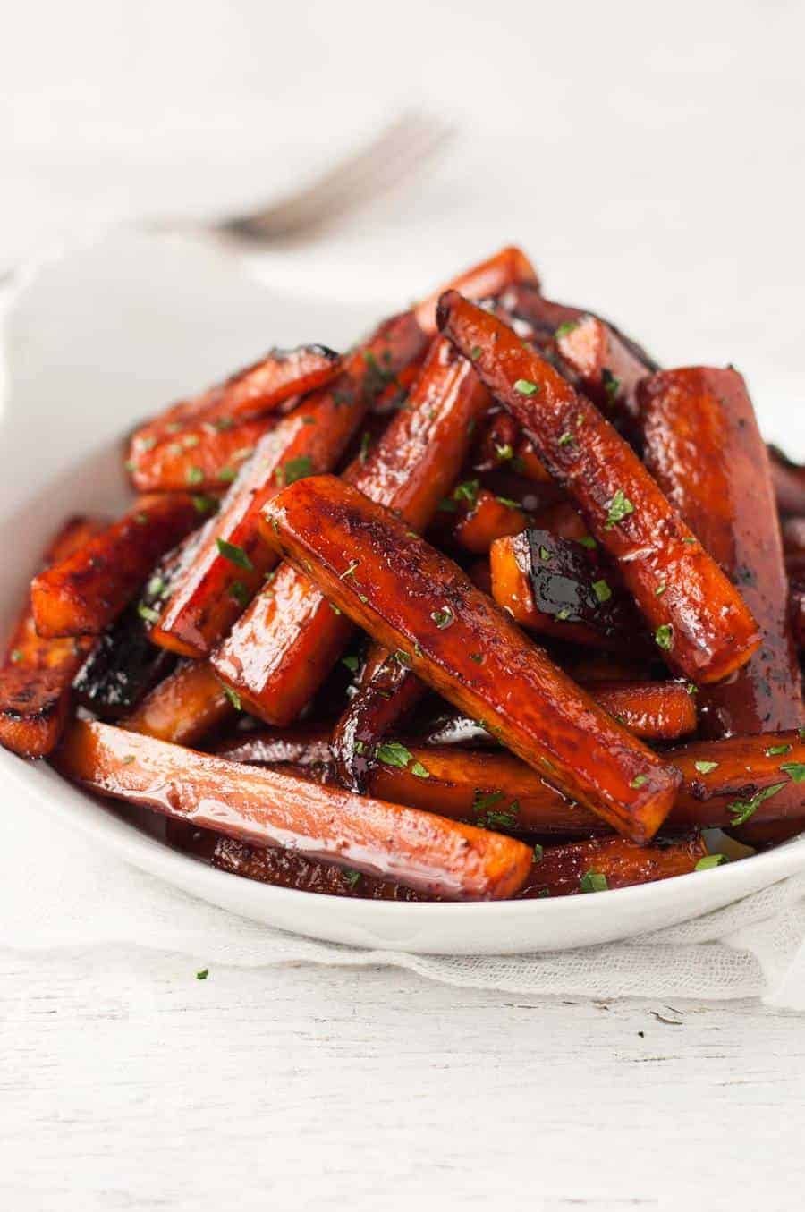 glazed stovetop carrots