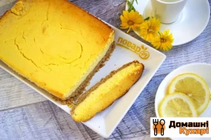 Ароматний лимонний чізкейк