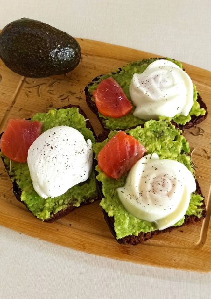 Авокадо - тост з яйцем Пашот 🥑