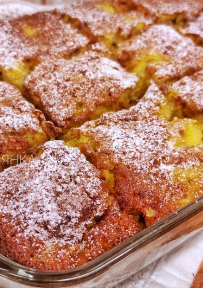 🍌 Банановий пиріг | Banana pie | Швидкий десерт