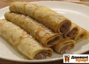 Млинці з заварним кремом