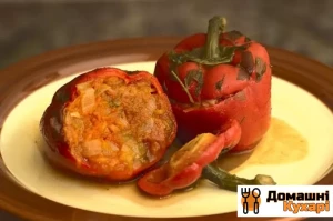 Болгарський перець з овочами