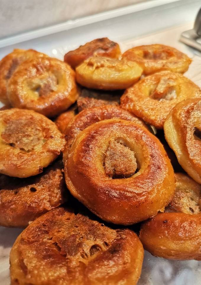 Бублик з мясом з дитинства 🤩