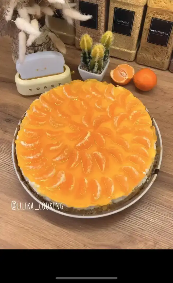 Мандариновий чізкейк без випікання!😋